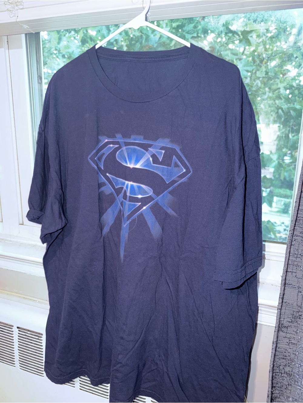 Classic Men's Blue Superman Graphic Tee